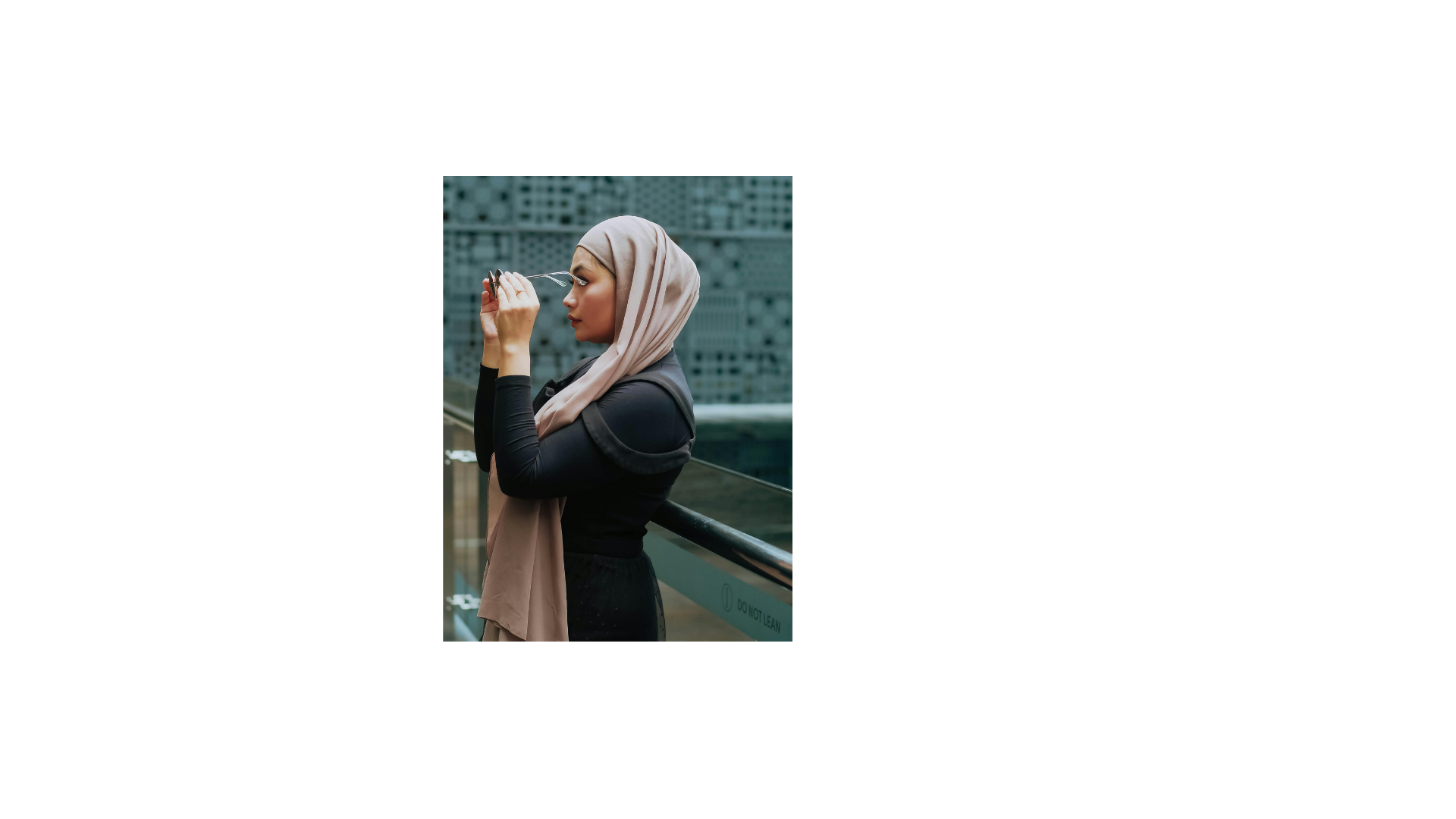 Muslimische Frau mit Hijab